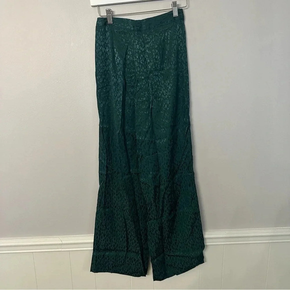 L*Space Harlow Pant In Ultramarine Emerald Green Leopard Print NWT - Picture 12 of 13